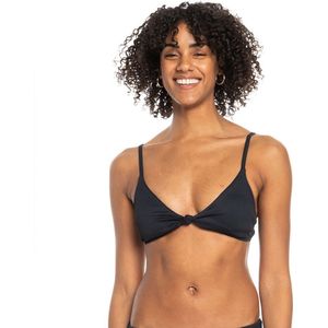 ROXY Rib Love The Surf Knot Bikinitop Dames - Anthracite - S