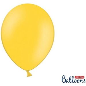 Strong Ballonnen 30cm, Pastel Honey Yellow (1 zakje met 50 stuks)