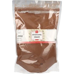 Van Beekum Specerijen - Ceylon Kaneel Gemalen - 800 gram (hersluitbare stazak)