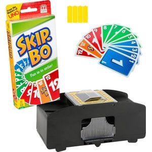 Skip Bo - Kaartschudder - Batterijen - Kaartenspel compleet