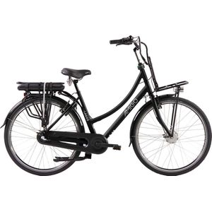 AMIGO E-Lagos T2 Elektrische Fiets - E-bike 28 Inch 50 cm - 3 Versnellingen - V-Brakes - Matzwart
