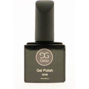 Gelzz Gellak - Gel Nagellak - kleur Smokey Ash G046 - BruinGrijs - Dekkende kleur - 10ml - Vegan
