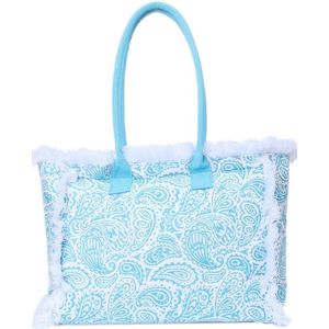 Tas Dames - Zomerse Print - 50x30x15 cm - Blauw