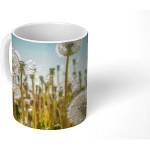 Mok - Koffiemok - Bloemen - Paardenbloem - Grasveld - Mokken - 350 ML - Beker - Koffiemokken - Theemok