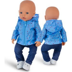 Isa's Friends® - Poppenkleding - Kleertjes geschikt voor o.a. BABY born - 43 cm - Jasje met broek