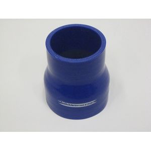 Rechte verlopen silicone - Blauw, 95-57mm