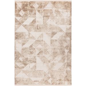 Palais | Laagpolig Vloerkleed | Beige | Hoogwaardige Kwaliteit | 120x170 cm