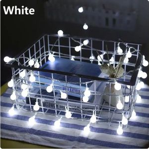 Usb Wit 6m 40Led Power Led Ball Slinger Lights - Voor haar - Voor hem - Cadeau - Huis - Decoratie - Modern - LED strip - Vrouwendag - Verrassing - Verlichting - Woonkamer - Slaapkamer - Kinderkamer