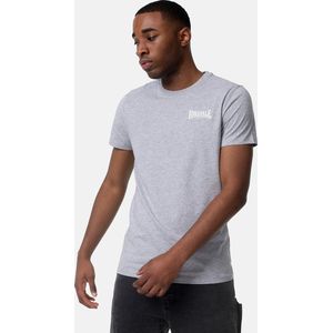 Lonsdale T-Shirt Elmdon T-Shirt schmale Passform Marl Grey