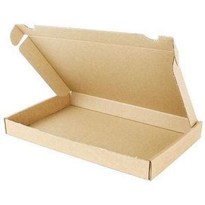 Brievenbusdoos A6 bruin 50 stuks - 160x120x25 mm