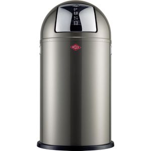 Wesco Pushboy  Afvalemmer - 50 l - Grafiet