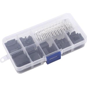 310pcs 2.54mm Mannelijke Vrouwelijke Jumper Connector Box - Assortiment met Behuizing .