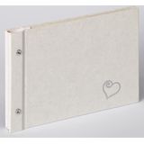 Walther Design SBL-210-W Sifonia Wedding Forever - Trouwalbum - 26,5 x 19 cm - Wit - 40 pagina's