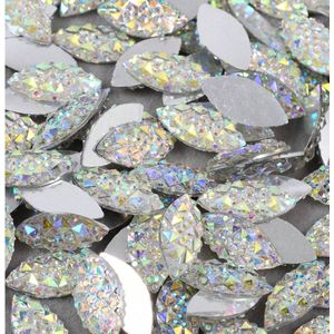 BamBella® mix grote stenen - 100 stuks - kleding versieren steentjes DIY hobby knutselen Glitter