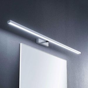 Lindby - Wandlamp - 1licht - Aluminium, kunststof - H: 5 cm - wit, chroom - Inclusief lichtbron