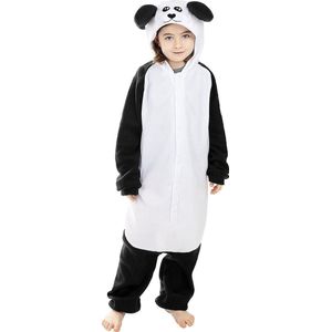 FUNIDELIA Panda Onesie voor kinderen- Panda Kostuum - Maat: 135 - 152 cm