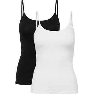 ONLY dames 2P singlets love zwart & wit - XS