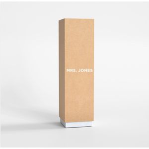 Mrs. Jones Premium Collection Bijzettafel MDF & metaal marmerlook 51x41 cm zwart goud .