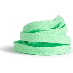 GBG Sneaker Veters 180CM - Mint Groen - Mint Green - Spring Green - Licht Groen - Schoenveters - Laces - Platte Veter