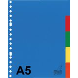 Kangaro tabbladen - A5 - blanco - 5-delig - PP - 17-gaats - A505M