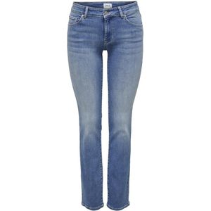 Only Jeans Onlalicia Reg Strt Dnm Dot568 Noos 15258103 Medium Blue Denim Dames Maat - W29 X L34