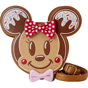 Disney Loungefly Crossbody Bag Mickey & Minnie Gingerbread Cookie