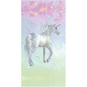 Good Morning Unicorn - Strandlaken - 75x150 cm - Multi kleur
