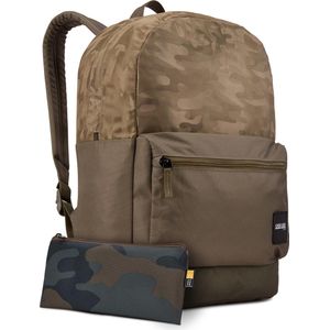 Case Logic Campus Founder 26L - Laptop Rugzak 15 inch - Groen Camo