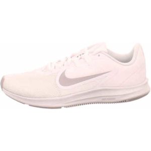 Nike Downshifter 9 (White/Wolf Grey-Pure Platinum) - Maat 44