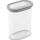 Curver Dry Grand Chef – Stapelbare Voorraadbus met deksel – 1600 ml – Transparant/Grijs