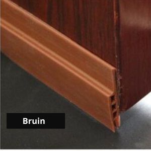 V&P Tochtstrip - Aanpasbare Tochtstopper - Zelfklevende tochtstrip voor deuren – Tochthond – Tochtkussen – Tochtband – Duurzaam – Isolatie - Bruin - 100 cm x 5 cm