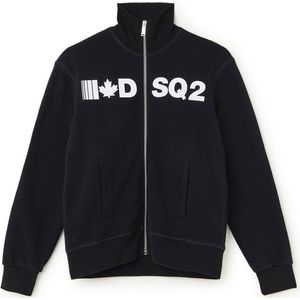 Dsquared2 Sweatvest met logoprint - Zwart - Maat 140