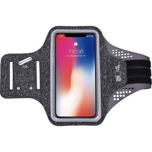 Hardloop Fabric / Stof Armband Telefoon | Geschikt voor Samsung Galaxy S21 FE / A32 4G/ A32 5G / S20 FE / A21S / A22 5G Armband / Hardloop Telefoonhouder - Ntech