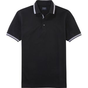 OLYMP Polo Casual - modern fit polo - zwart - Maat: 3XL