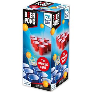 Clown Games Beerpong - Actiespel - 20 Cups - 6 Ballen - 2-4 spelers