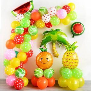 Fruit Ijs Ballon Boog Slinger Metallic Ballonnen 75 Stuks- Roze Globos Gelukkige Verjaardag Zomerfeest Decoraties Bruiloft Babyshower