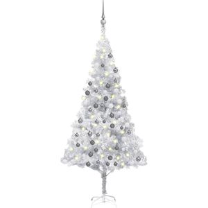 The Living Store Kunstkerstboom Nordic Silver - 180cm - Met LED-verlichting