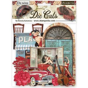 Stamperia - Desire Die Cuts (DFLDC66)
