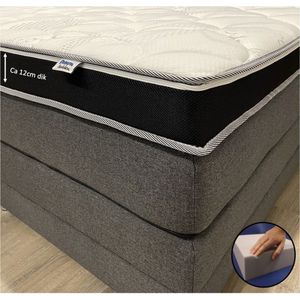 Hilton Hotel Topper - 130x220 - HARD - Hybride schuim - ca. 12 cm dik - Cool & Fresh