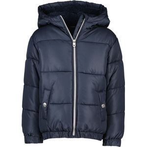 Zeeman kinder meisjes puffer jas - donkerblauw - maat 98/104