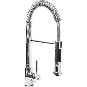 Monolith® - Professionele Horeca kraan - Voorspoeldouche - mengkraan - RVS / INOX spoelkraan - 25x14x45 cm (DxBxH) - 4 kg - 6801