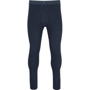 Gotzburg heren lange onderbroek met gulp (1-pack) - middenblauw gestreept - Maat: M