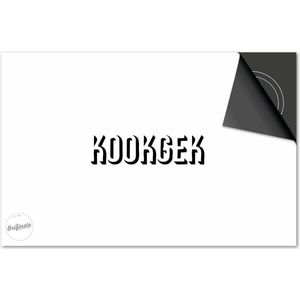 Inductie beschermer 83x51,5 - afdekplaat inductie mat - Dietrix Kookplaat beschermer - Exclusief - Quotes - Kookgek Wit