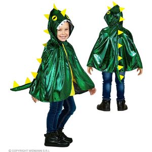 Widmann - Draak Kostuum - Draak Dodo Beschermer Van Het Fort Kind Kostuum - Groen - Maat 113 - Halloween - Verkleedkleding