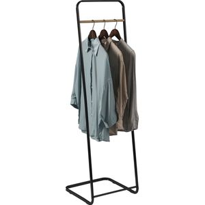 Polaza® Kapstok – Garderobe rek - Kledingrek – Kapstok Staand – Garderoberek– Industriële Kapstok  - Zwart