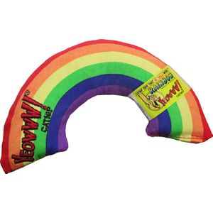 Yeowww! Regenboog Kicker - Catnip Kattenkruid Speeltje voor Katten - Kleurrijk - 18 cm