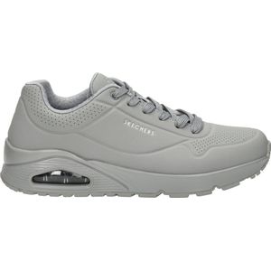 Skechers Uno - Stand On Air Heren Sneakers - Lichtgrijs - Maat 46