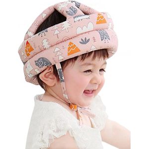 - 360° anti-botsing babyhelm hoofdbescherming stootvaste beschermhoed - Veiligheidshelm voor zuigelingen en peuters hoofdbeschermkap - Katoenen hoofdbeschermingsmuts voor kinderen