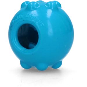 Jolly Pets Jolly Dipper - 10 cm – Hondenspeeltje – Likmat – Kauwspeeltje voor honden – Mentale uitdaging – TPE – Blauw