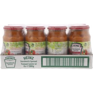 Heinz Sandwich Spread Tomaat Lente-ui 300 g Doos 8 pot